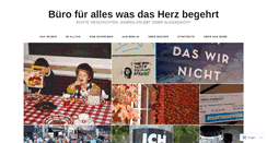 Desktop Screenshot of buerofueralleswasdasherzbegehrt.com